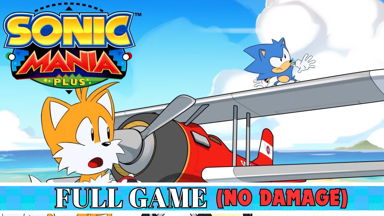 Sonic Mania Plus - 100% Full Game Walkthrough (All Chaos Emeralds) As Sonic The Hedgehog | No Damage