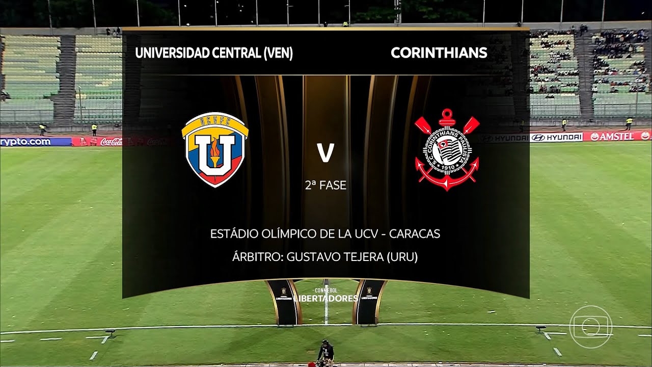 Universidad Central-VEN x Corinthians-BRA - Jogo completo - CONMEBOL Libertadores 2025
