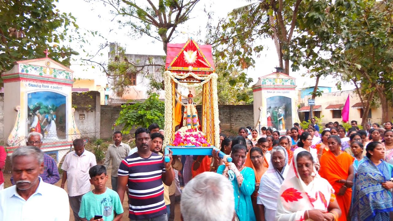 01 May 2025 - Villianur Lourdes Shrine Car Procession Day -6 | Lourdes Tv