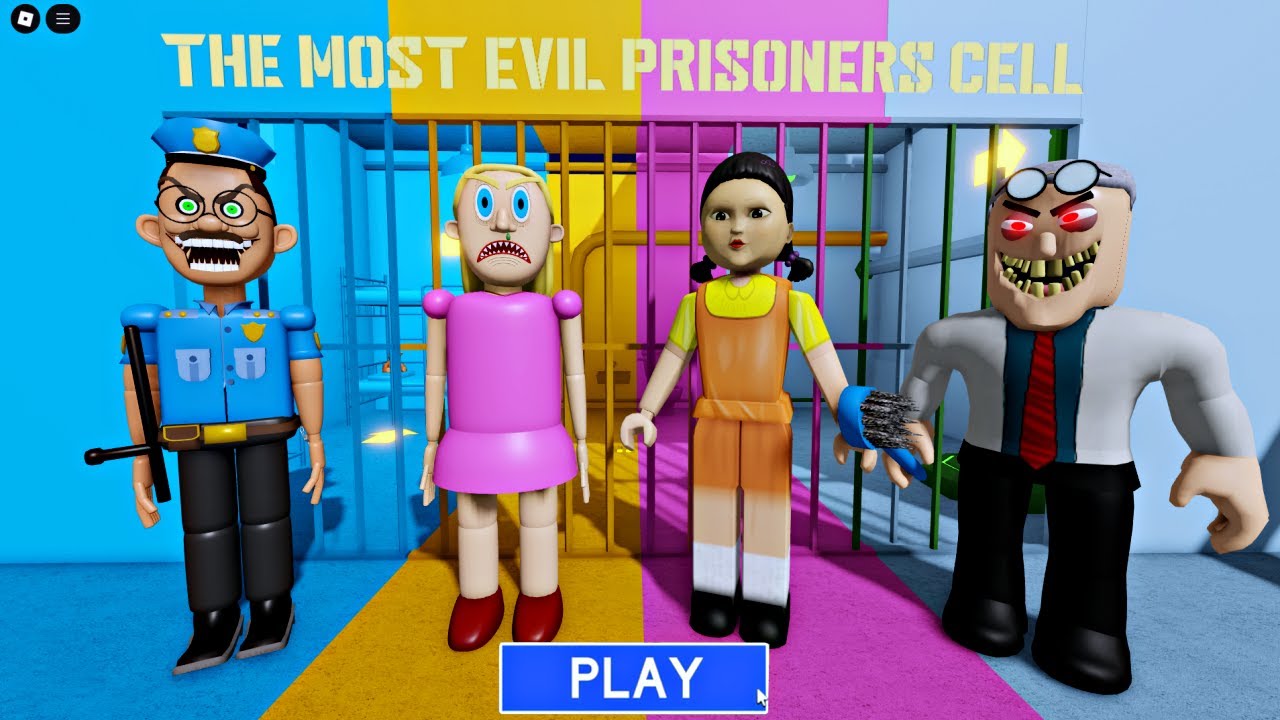 EVIL MOM VS BOB the DENTIST VS SQUID GAME DOLL VS POLICE COP? OBBY Full Gameplay #roblox