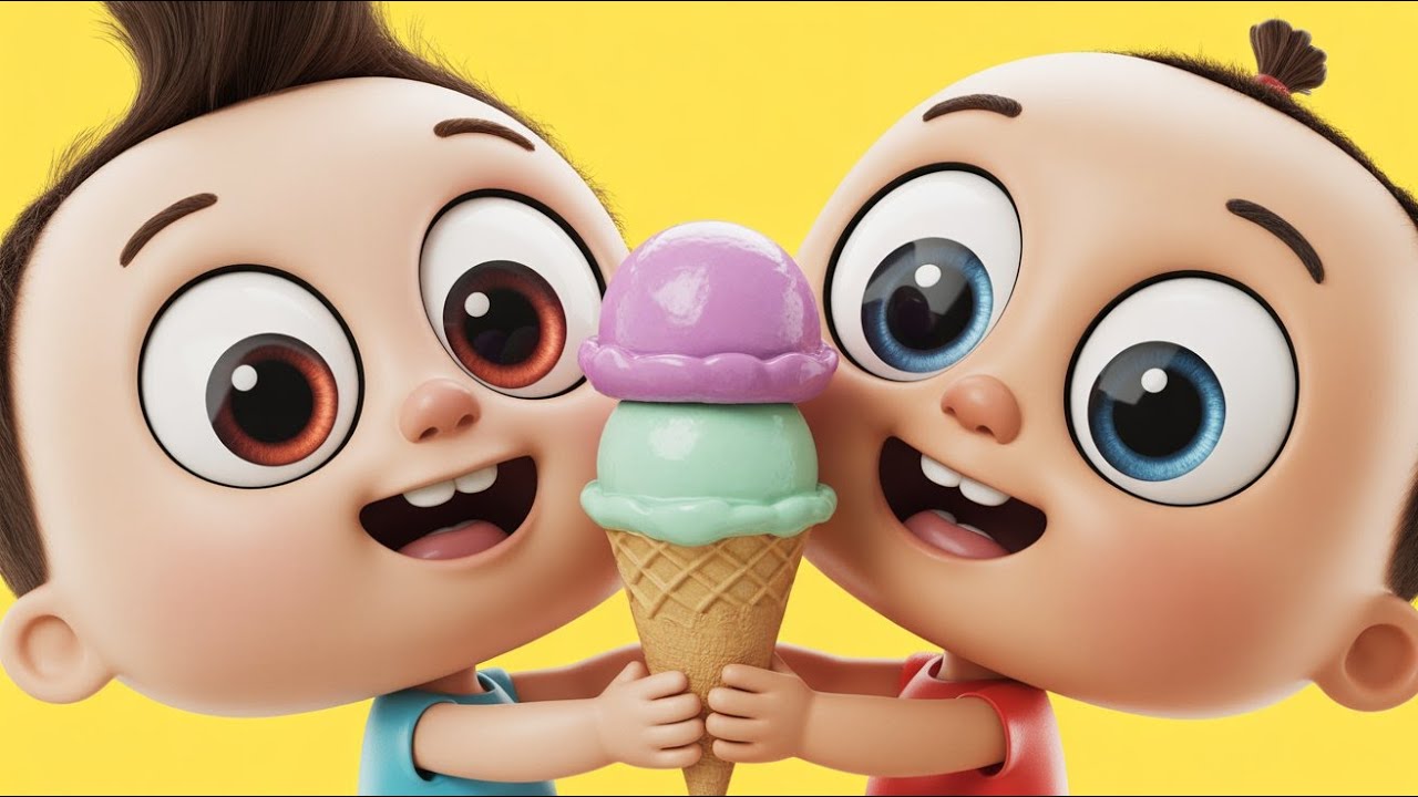 Sharing Is Caring Ice Cream Song | Kids Learning