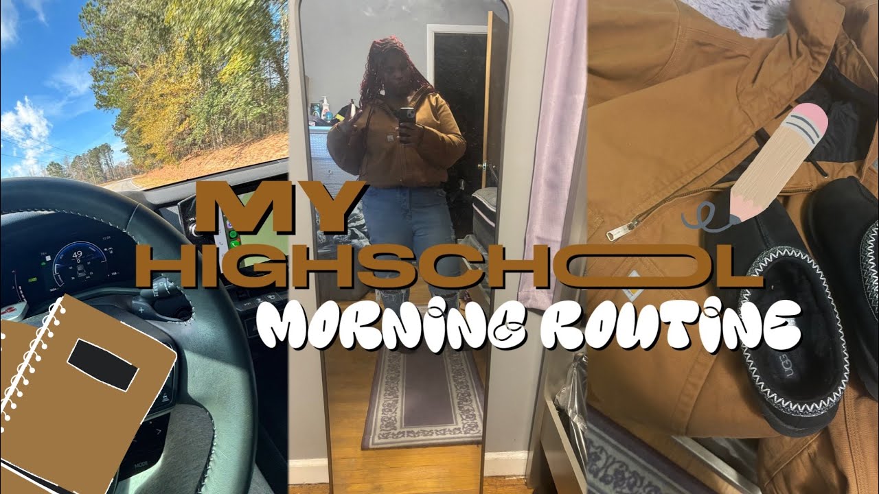  MY HIGH SCHOOL MORNING ROUTINE || Daisialyniya 
