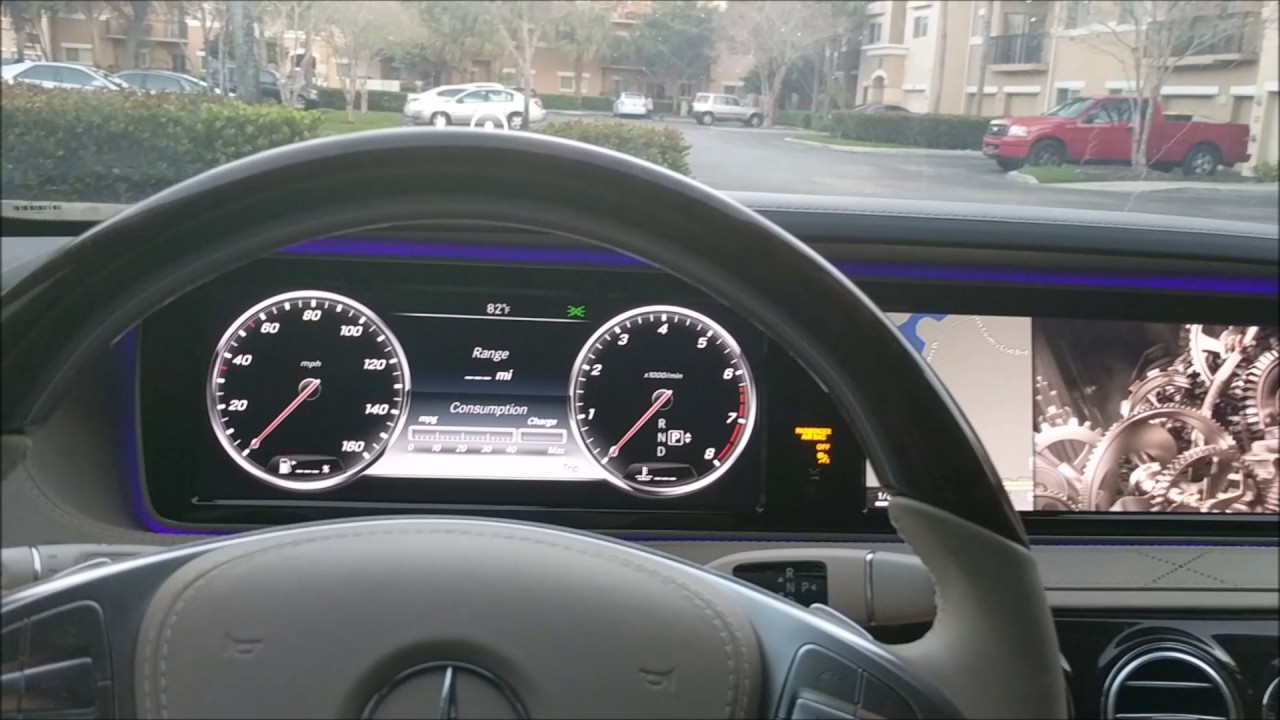 Mercedes Benz S-Class w222 video in motion
