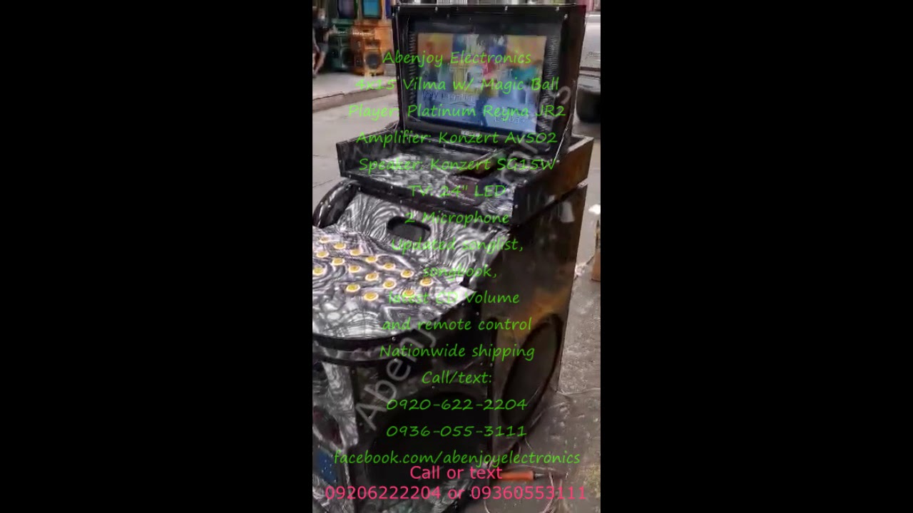 Videoke set - 4x15 VIP w/ Magic Ball (Platinum JR2)