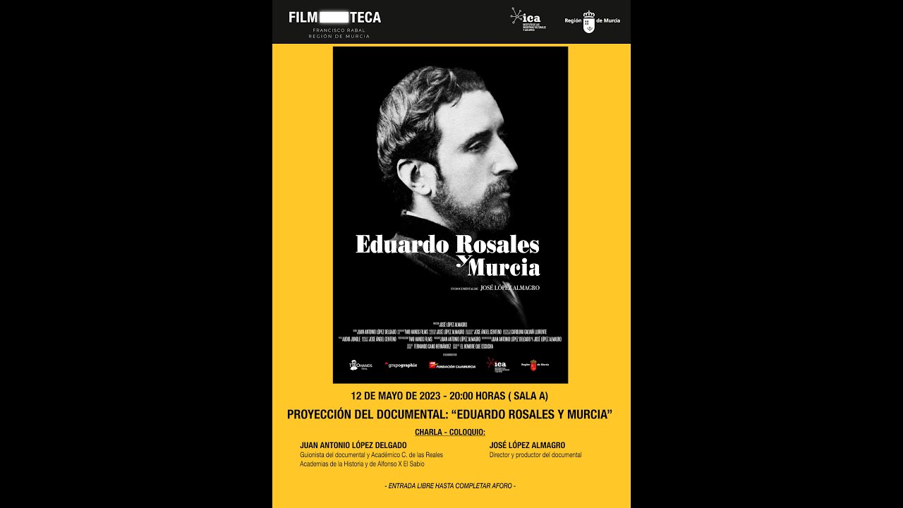 Conferencias sobre Eduardo Rosales en Filmoteca Regional 