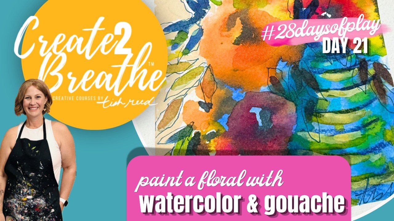 Paint and Easy Watercolor Floral in your Sketchbook