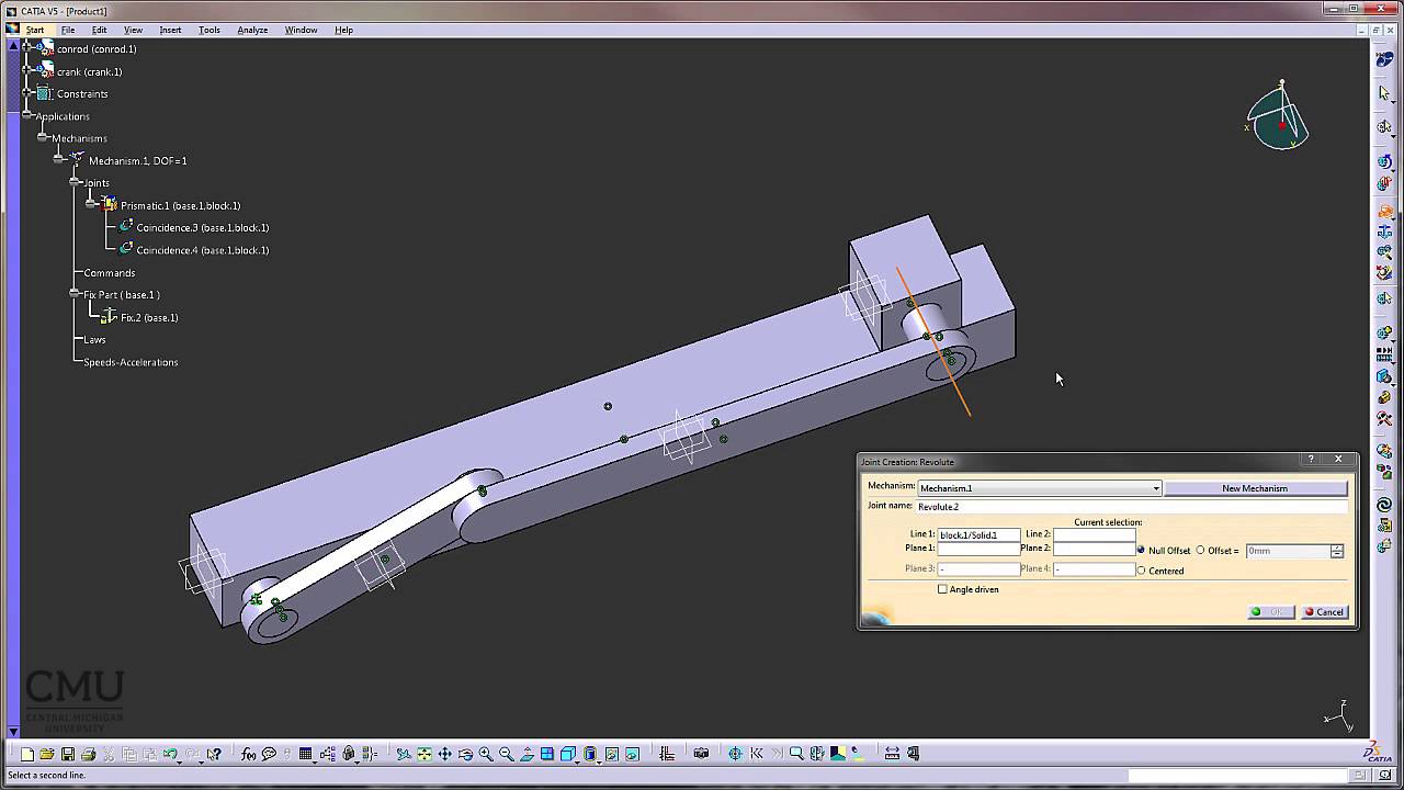 CATiA DMU Kinematics Tutorial #3