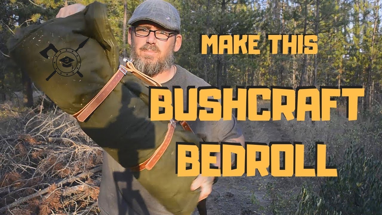An artistic solution to an age old problem | DIY Bushcraft bedroll