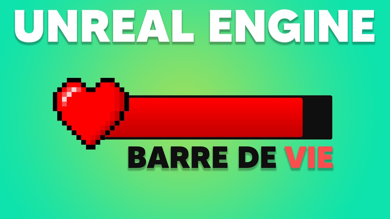 Comment créer une BARRE DE VIE sur Unreal Engine 5 !