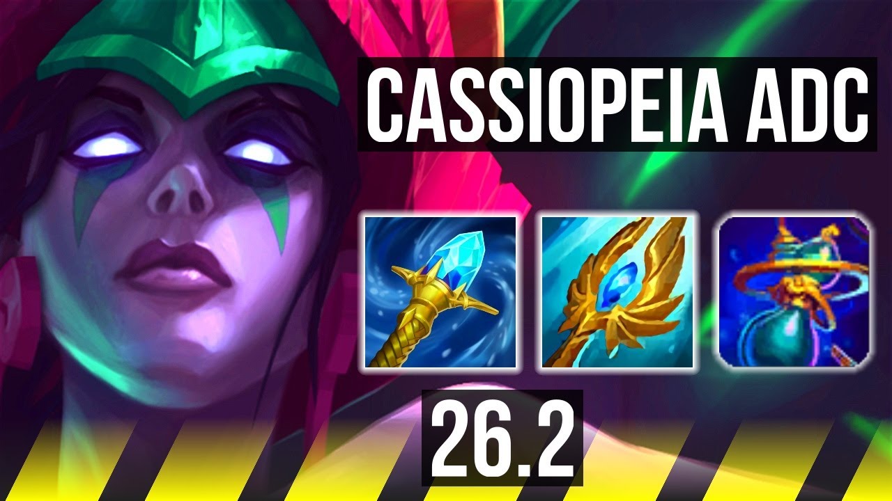 CASSIOPEIA & Thresh vs APHELIOS & Lulu (ADC) | 41K damage | EUW Challenger | 26.2