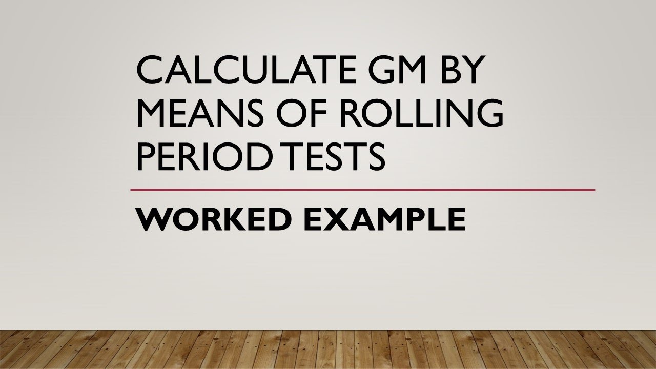 Calculate GM by means of rolling period tests - Ship Stability