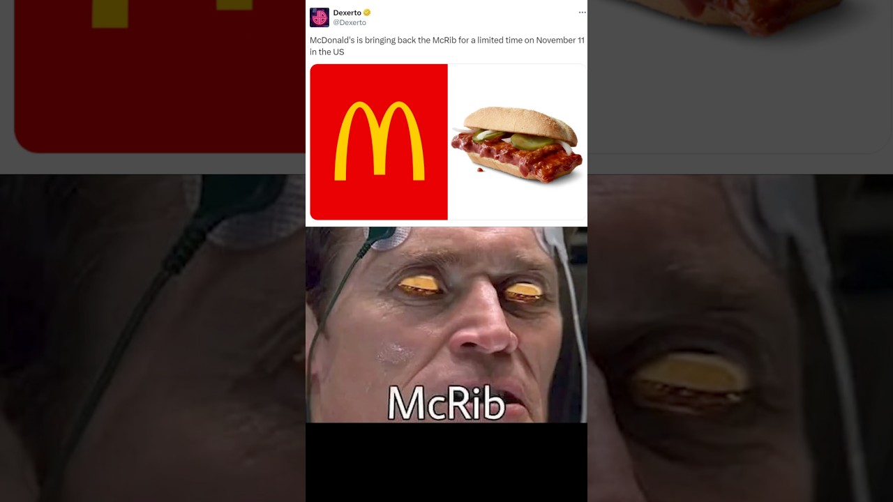 Green Goblin McRib saga. 