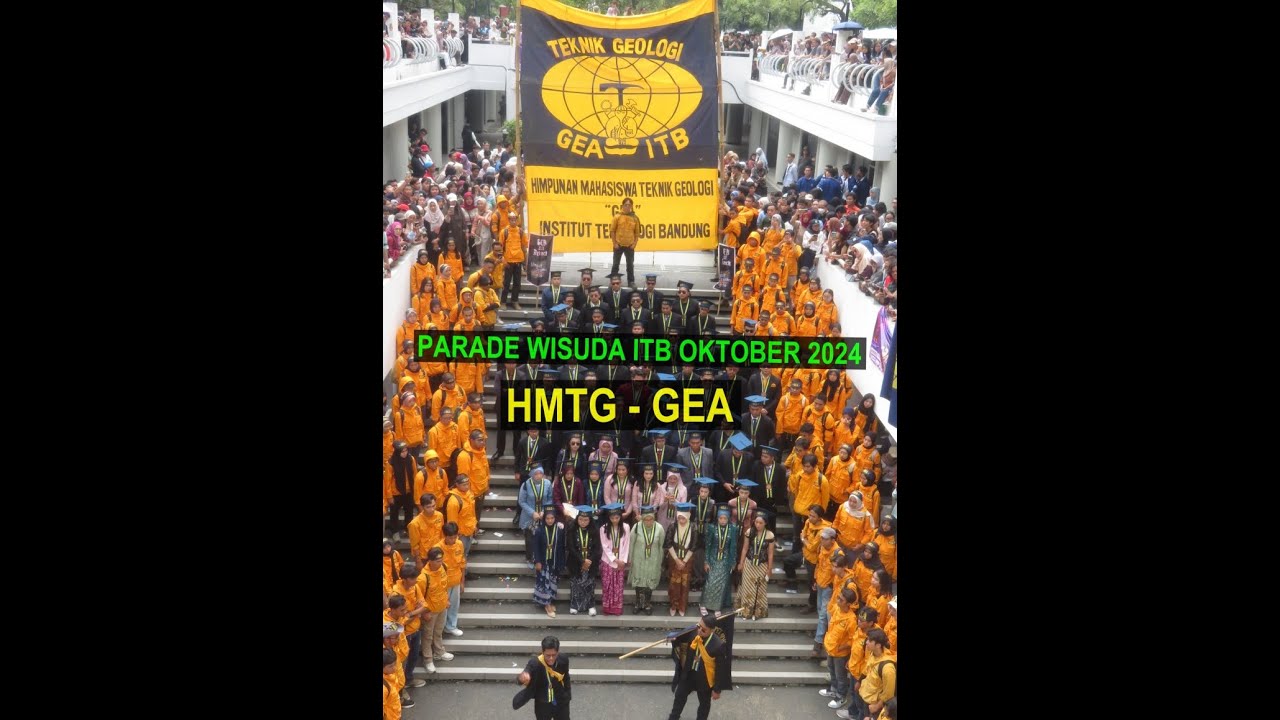 Arak-arakan Wisuda ITB Oktober 2024 - Teknik GEOLOGI (HMTG 