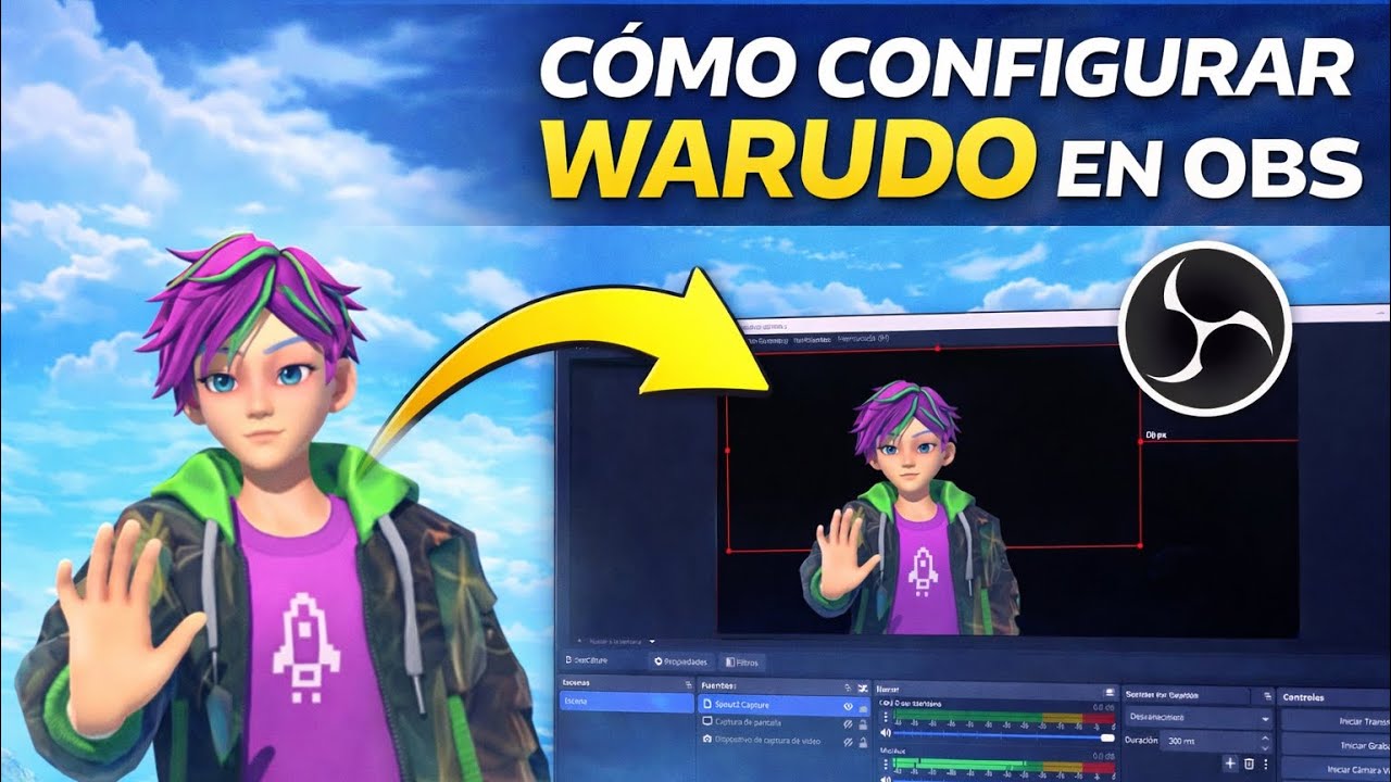 🎮 CÓMO CONFIGURAR WARUDO EN OBS: ¡Captura con fondo transparente! 🔥