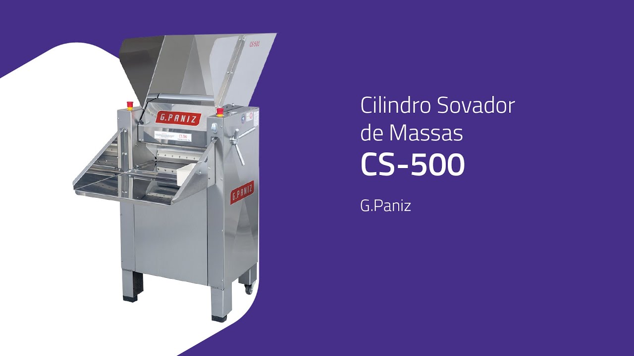 Cilindro Sovador de Massas G.Paniz CS-500 - ZIP Automação
