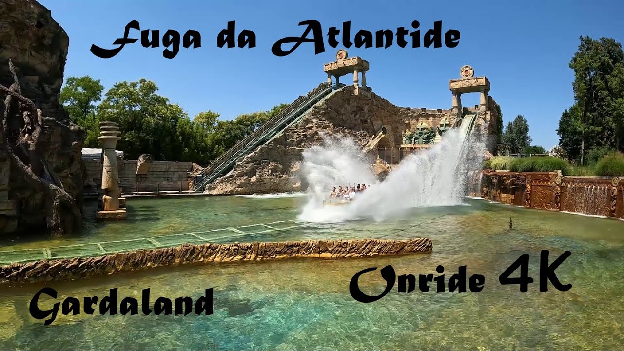 Fuga da Atlantide - Onride [POV]  - 4K - Super Splash 20  - Gardaland