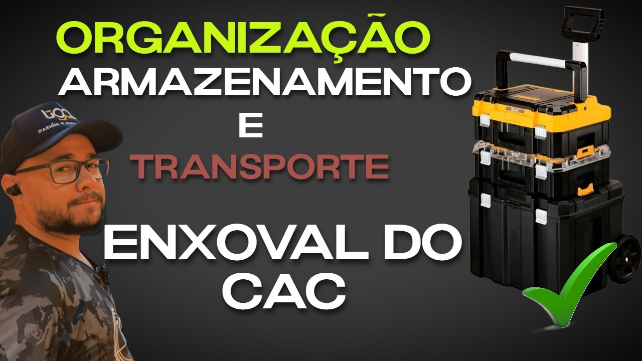 CAC INICIANTE Como organizar, armazenar e transportar seu enxoval de cac