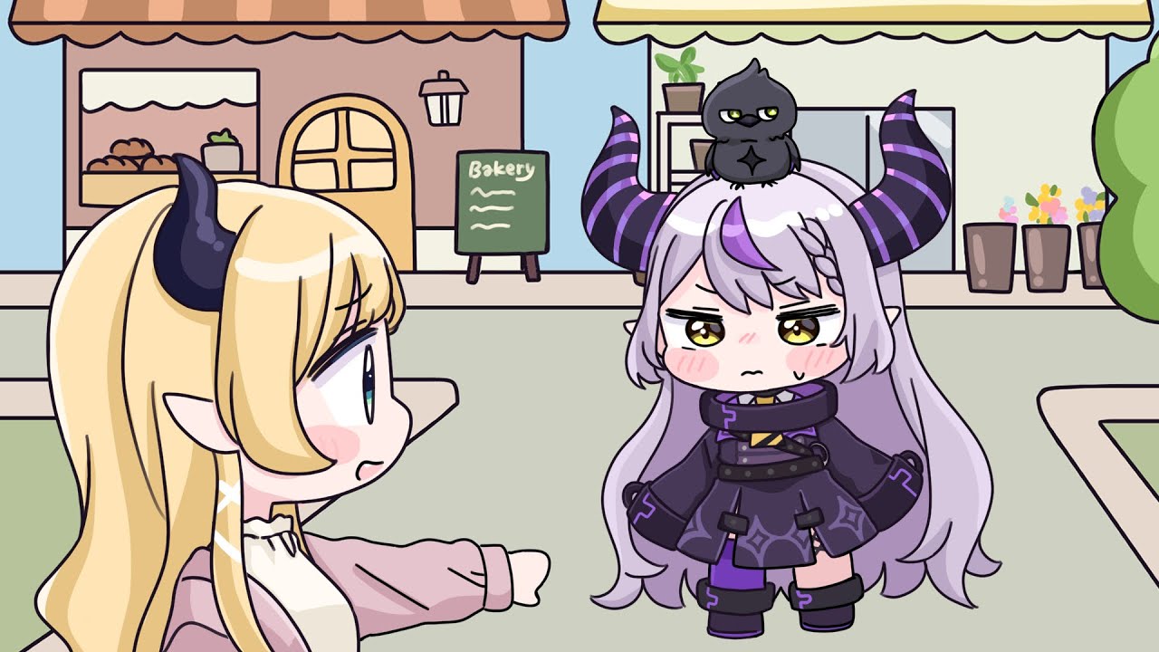 Laplus got treated as a child by Hololive members[Animated Hololive/Eng sub]