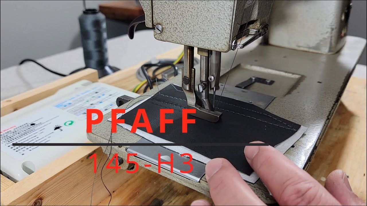 PFAFF 145-H3 Смазка, заправка ниток для промышленных швейных машин.
