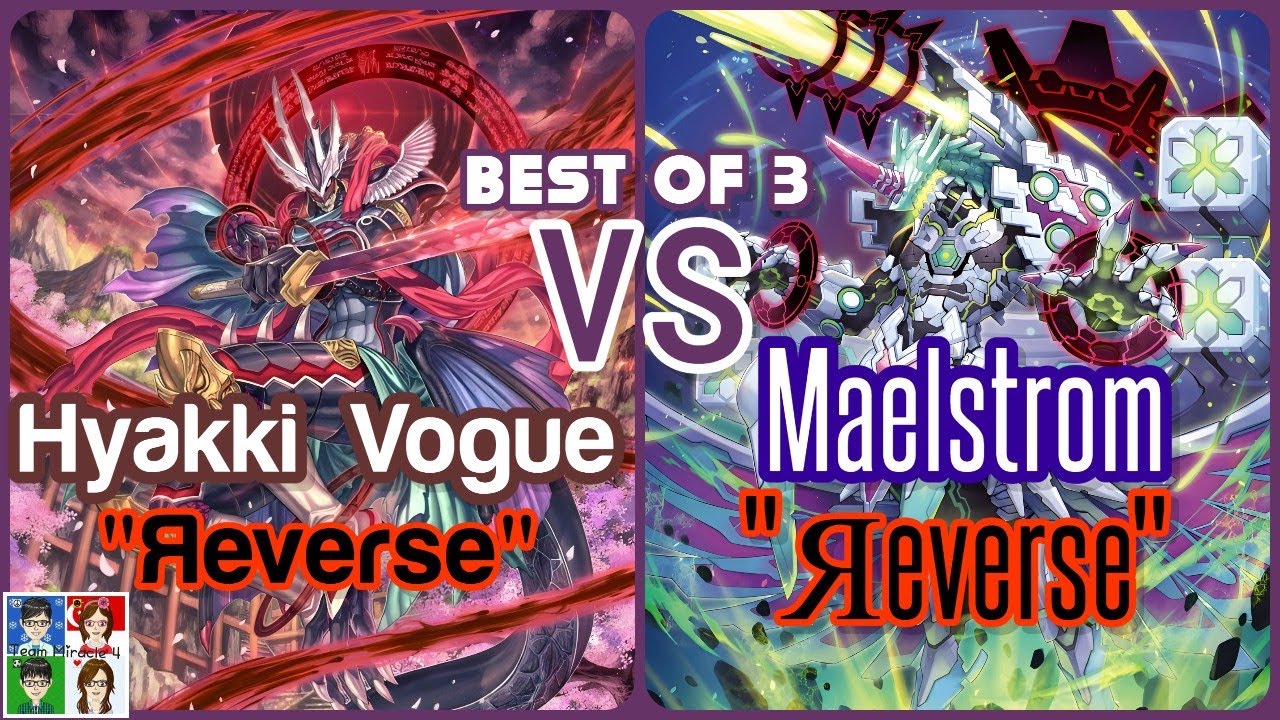 Murakumo Hyakki Vogue Reverse VS Aqua Force Maelstrom Reverse | Cardfight Vanguard V Premium BO3!