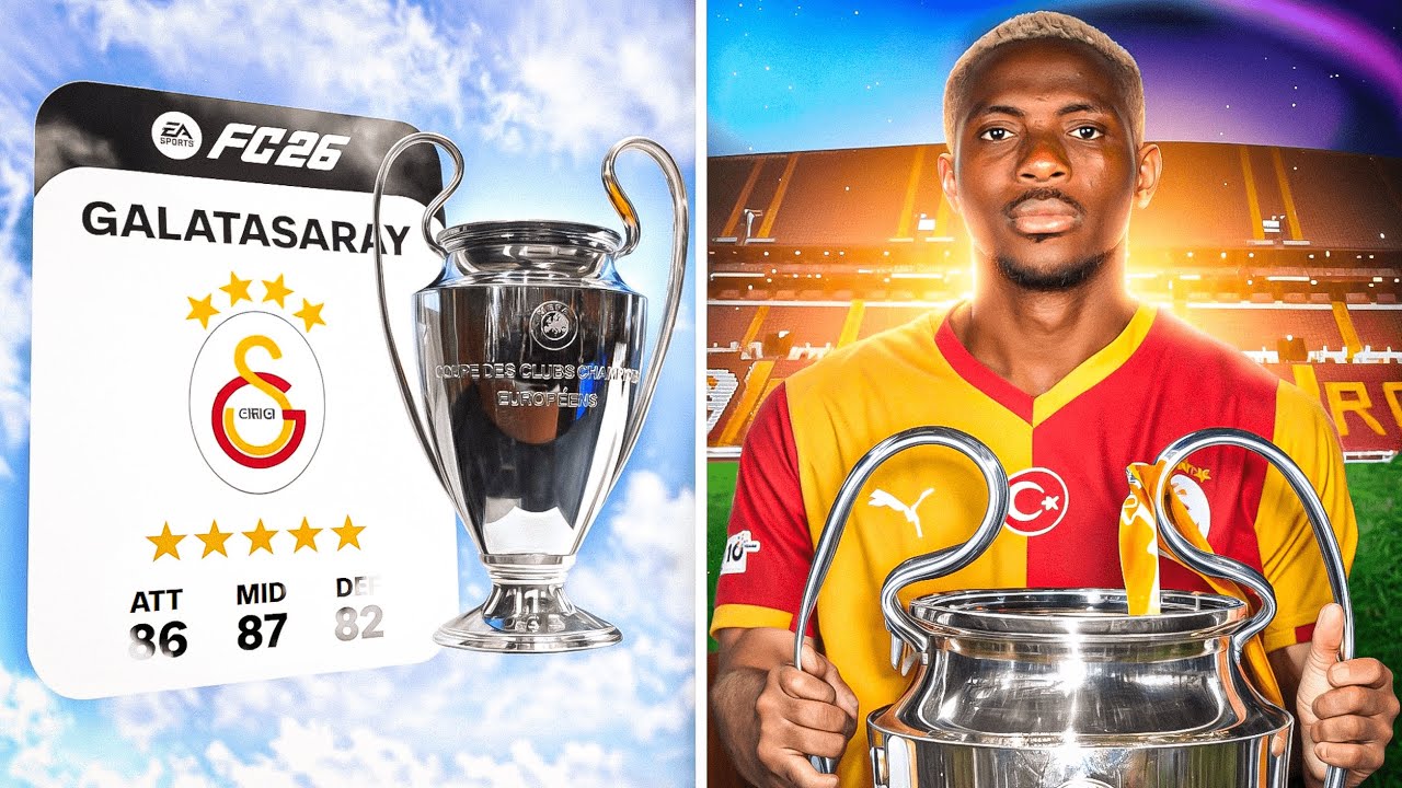 Я помог ГАЛАТАСАРАЮ выиграть ПЕРВУЮ Лигу чемпионов в составе FC 26!