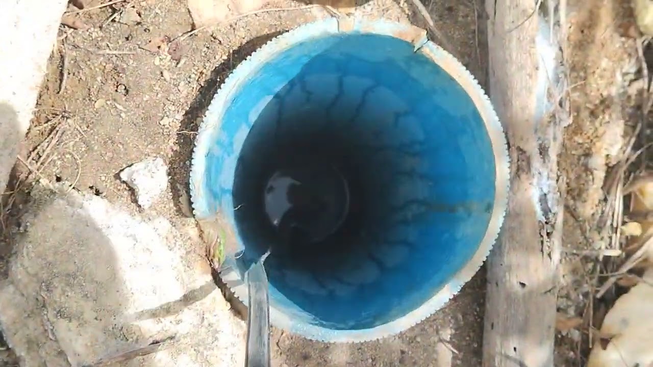 Como medir níve de água do poço artesiano!
