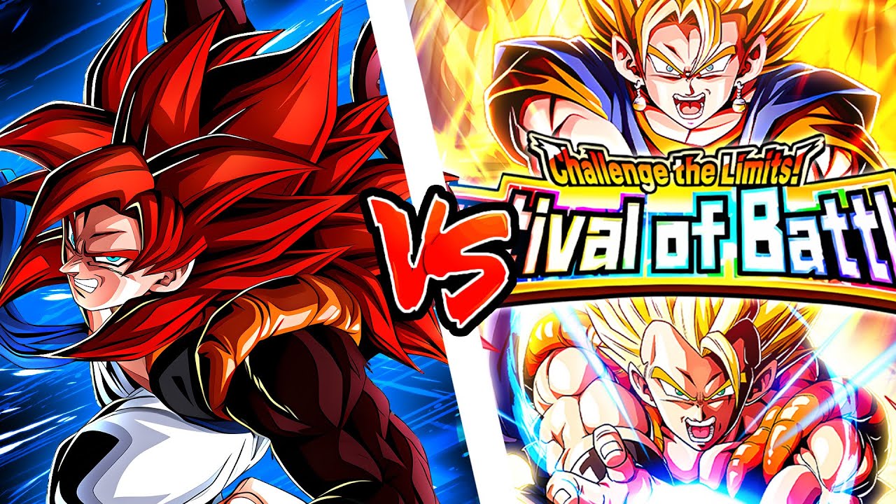 SSJ4 GOGETA & GT HEROES vs FESTIVAL OF BATTLES First Run | Dragon Ball Z Dokkan Battle