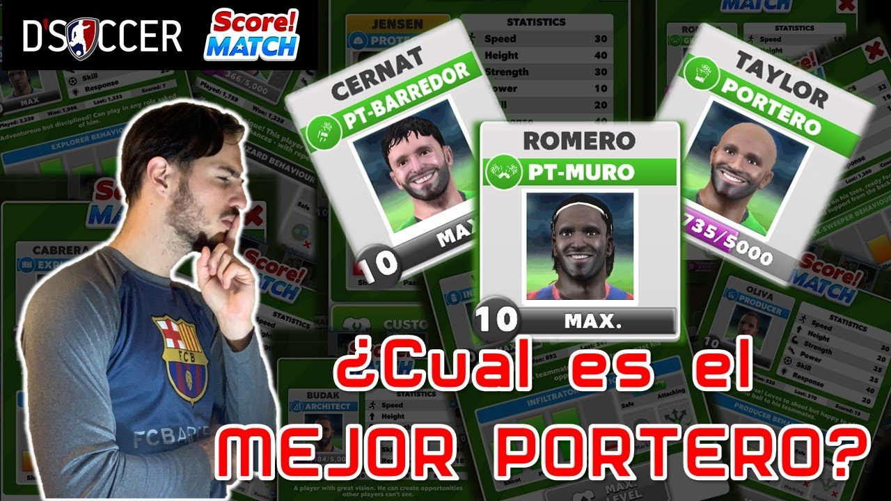 Score! Match: ¿Cuál es el MEJOR PORTERO del juego?