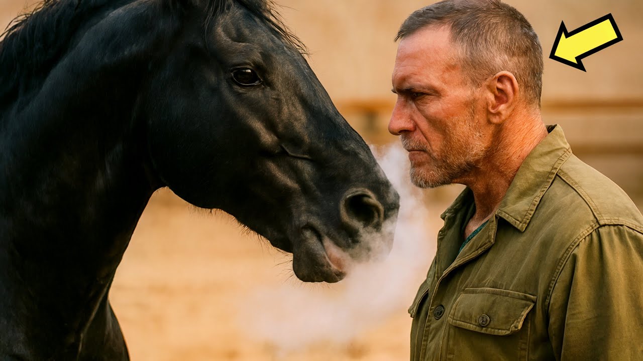 NESSUNO AVEVA IL CORAGGIO DI TOCCARE IL CAVALLO MOSTRUOSO… FINCHÉ UN VETERANO LO HA AFFRONTATO
