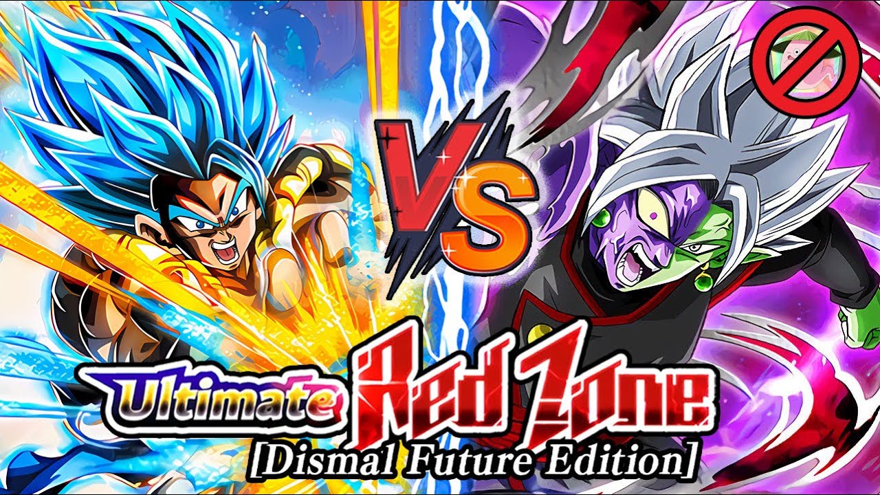 PHY LR GOGETA BLUE VS RED ZONE FUSION ZAMASU (NO ITEMS) Dragon Ball Z Dokkan Battle