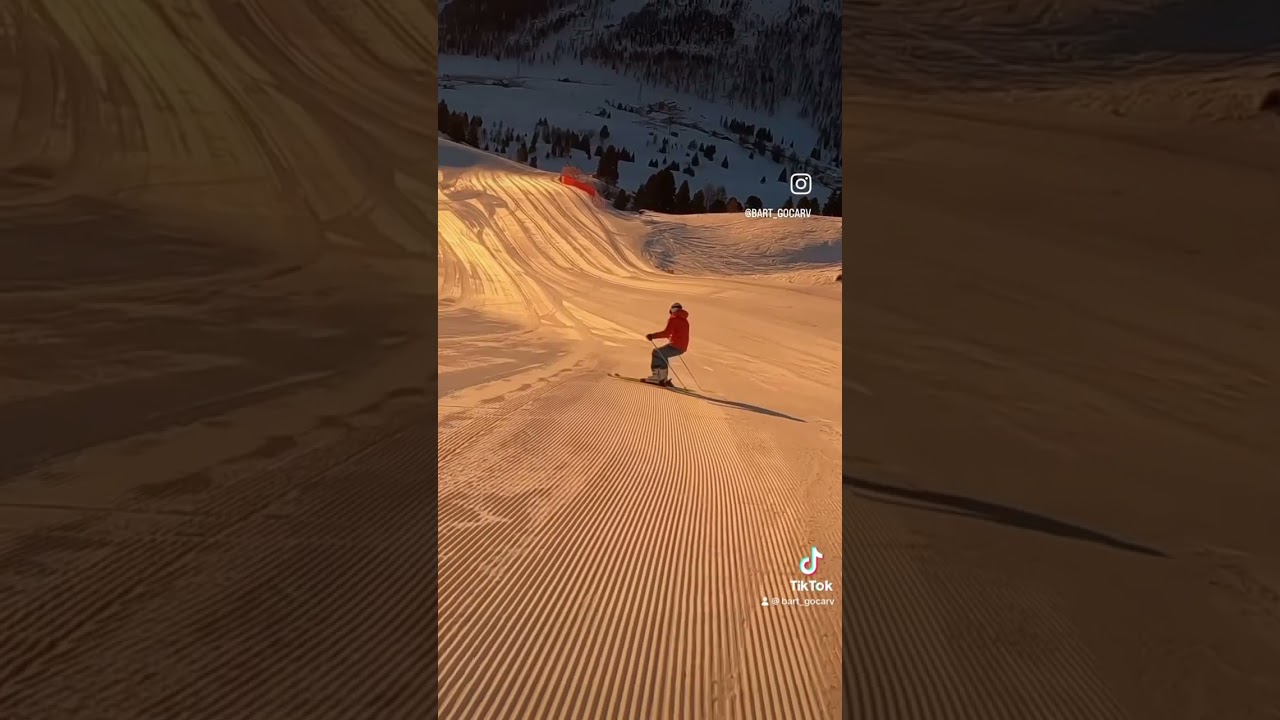 Sunrise at the ski slope 🙂