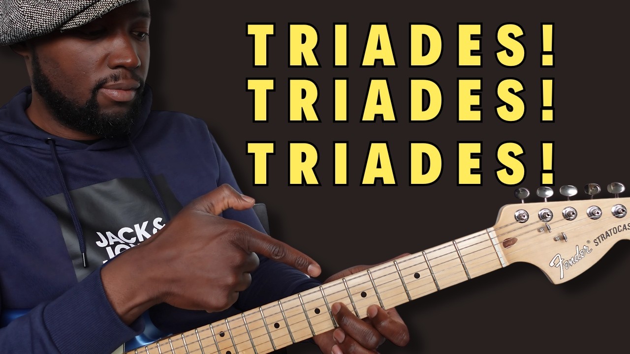Pratiquez les triades comme ça et votre jeu de guitare deviendra imparable !