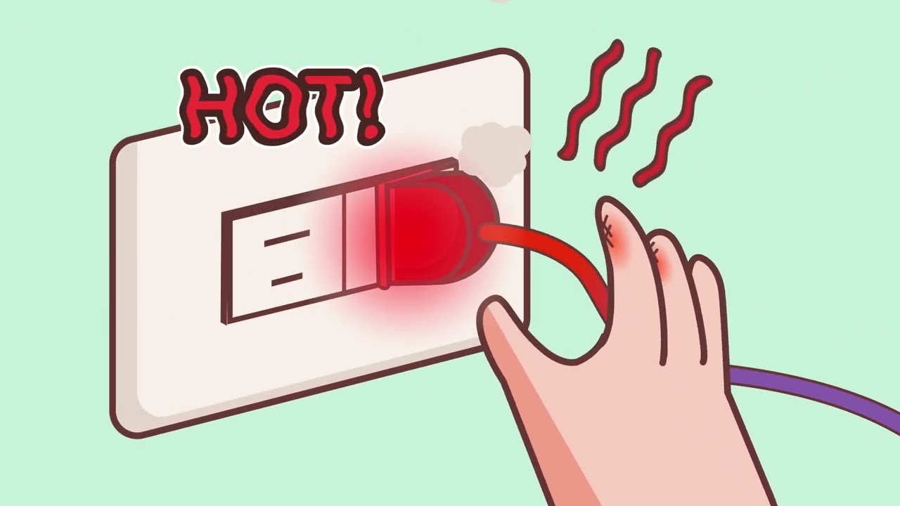 Why do outlets get hot?🔥 Preventing electrical fires! Learn about WIRECARE in one minute