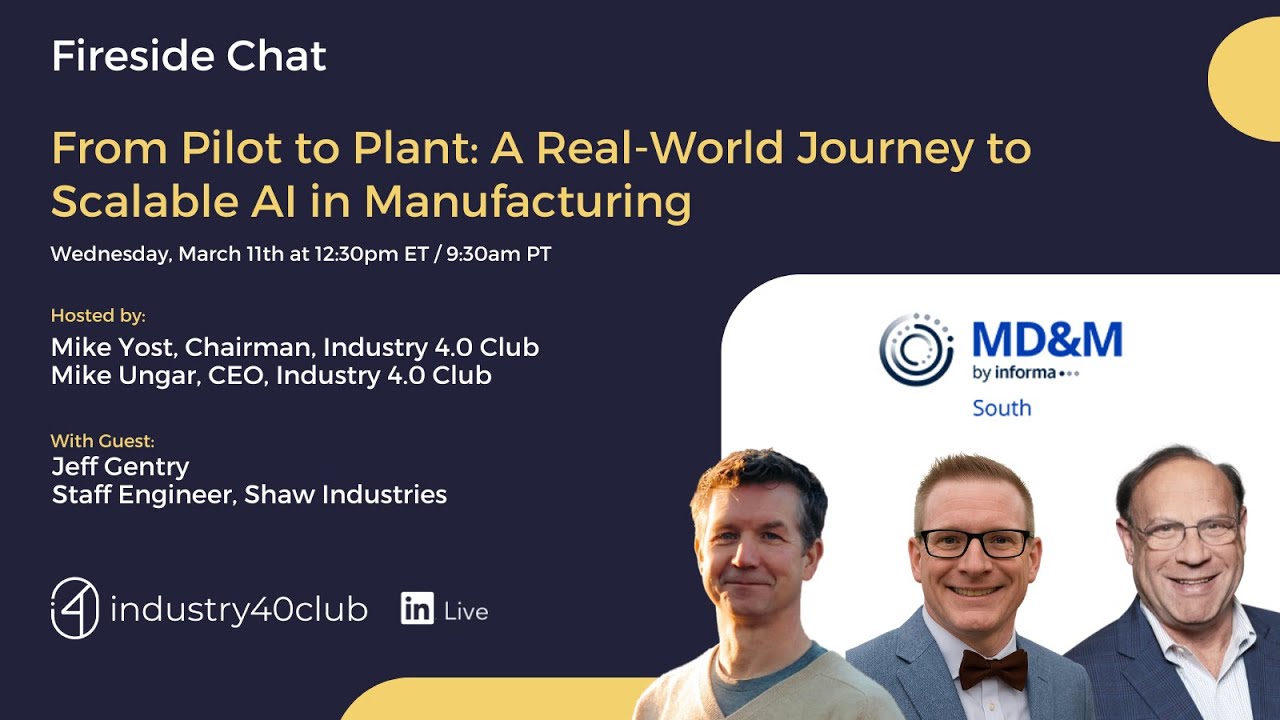 From Pilot to Plant:  A Real-World Journey to Scalable AI in Manufacturing