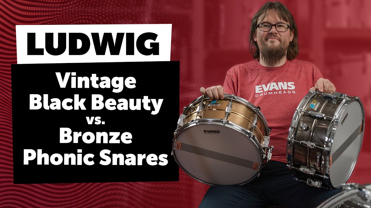 Vintage Ludwig Black Beauty vs Bronze-Phonic — Brass or Bronze?
