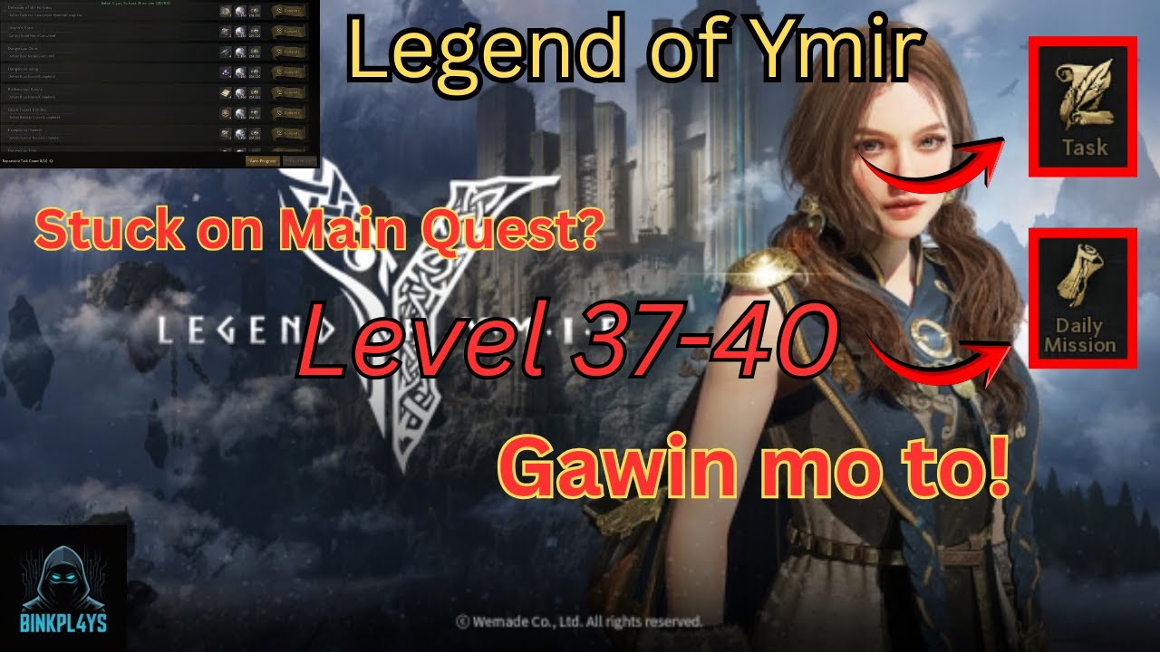 Legend of Ymir. LEVELING GUIDE 37-40.