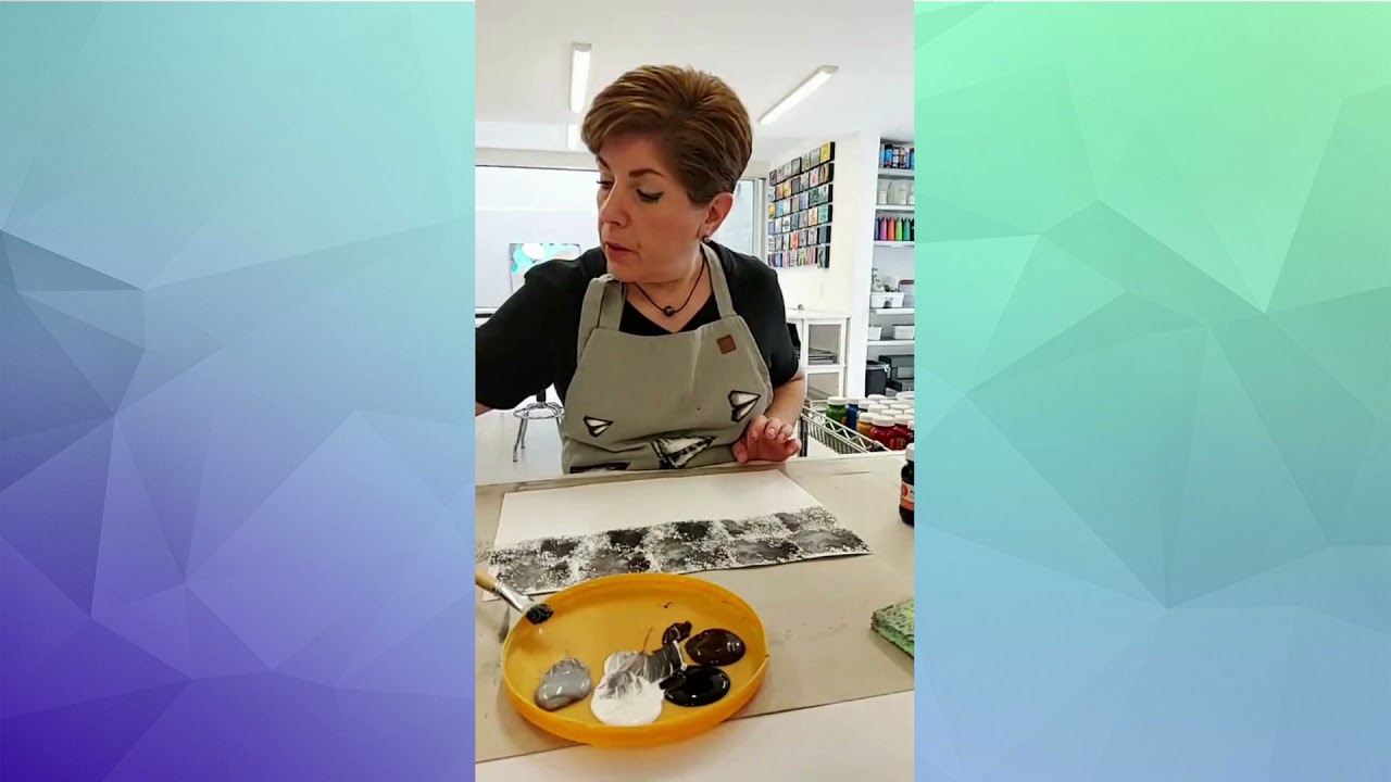 ESTAMPADO Y PINTURA CON ESPONJAS