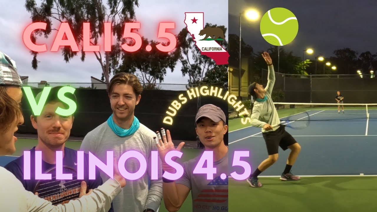 USTA 5.5 Irvine Team vs. USTA 4.5 Rockford Team | Doubles Match Highlights