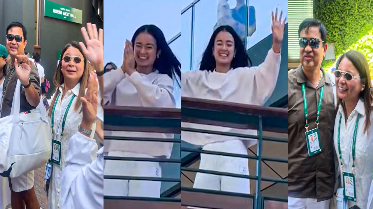 Alex Eala Full Balcony Celebration with Family & Fans after Win vs Swiatek | Wimbledon 2026