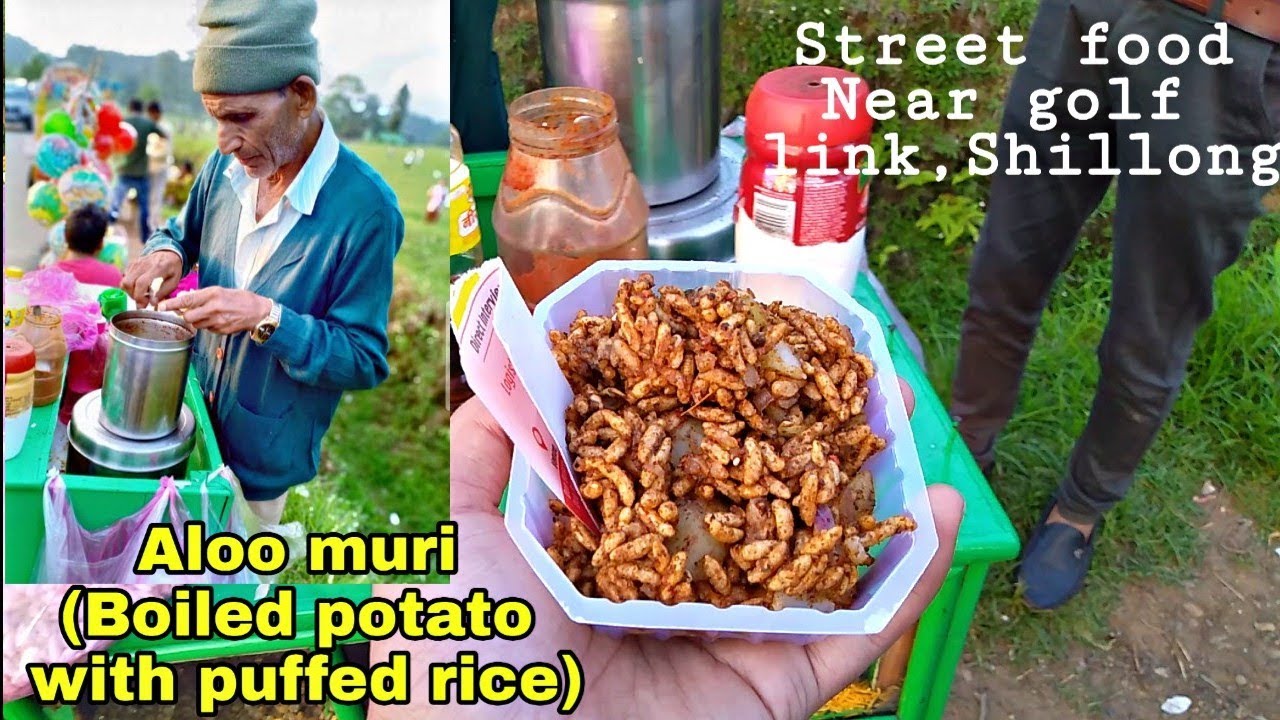 ALOO MURI | BOILED POTATO WITH PUFFED RICE | STREET FOOD | GOLF LINK SHILLONG