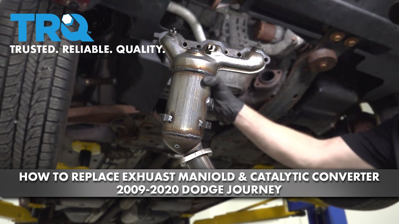 How To Replace Exhaust Manifold & Catalytic Converter Assembly 2009-2020 Dodge Journey