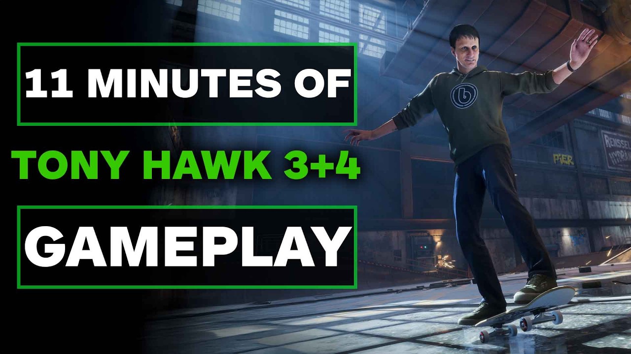 11 Minutes of Tony Hawk Pro Skater 3 + 4 Gameplay