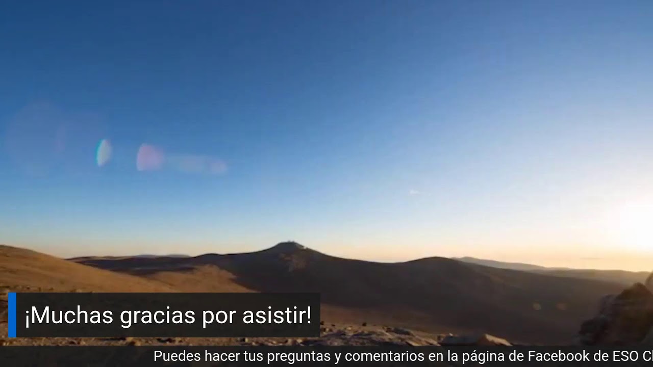 Visita virtual guiada Observatorio La Silla de  ESO. Sábado 31 de Enero de 2026, 11:00h CLT