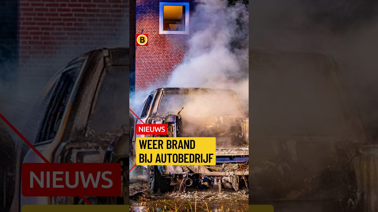 Amerikaanse pick-up verwoest door brand | #112nieuws