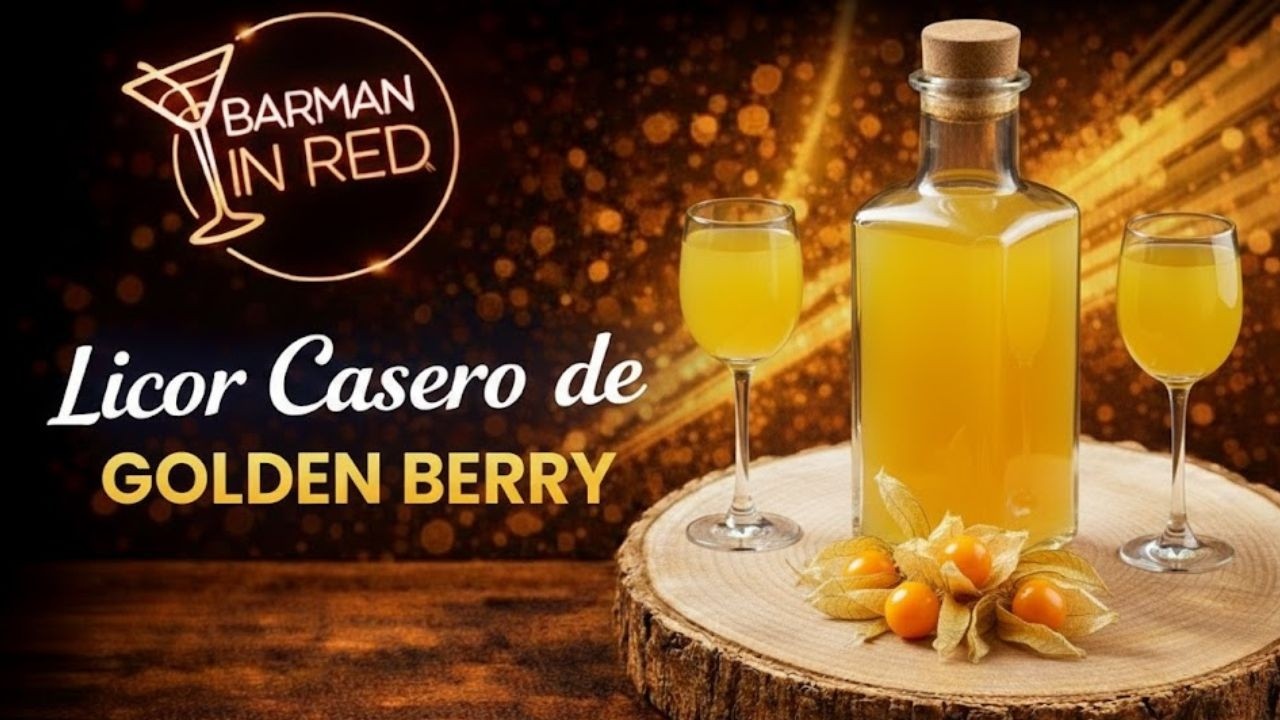 Como hacer el licor casero GOLDEN BERRY