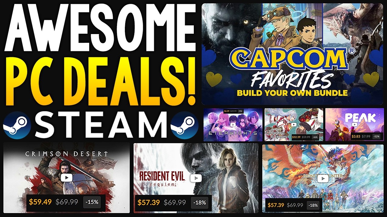 AWESOME NEW STEAM Game Bundle + MORE GREAT STEAM Game DEALS!