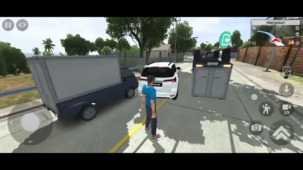 Fortuner lagender 🏇 4x4 ‼️BUS SIMULATOR INDONESIA ‼️ 🤨😱 tour drive public reaction 👍 JATIN_GAMING_
