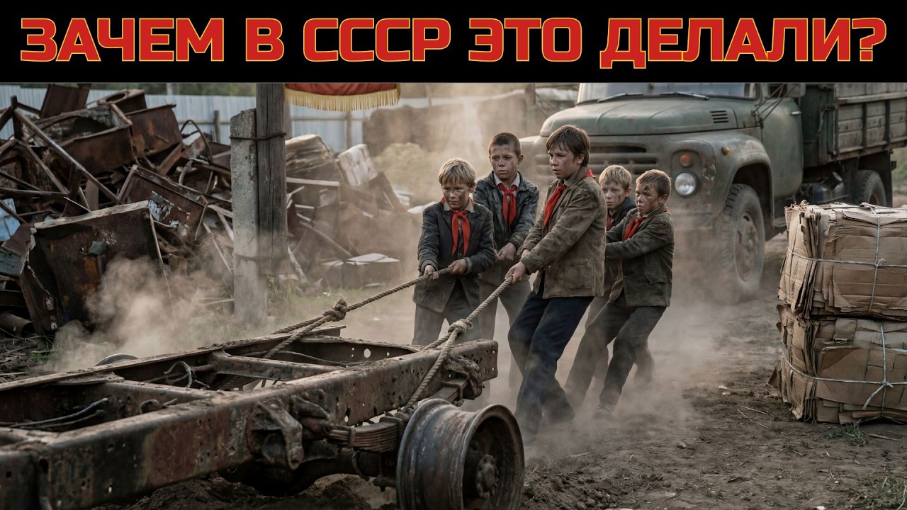 МЫ РЫЛИСЬ В МУСОРЕ РАДИ ЭТОГО! Как школьники в СССР добывали дефицит тоннами