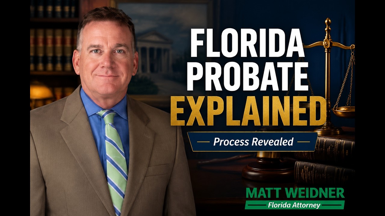 ⚖️ Florida Probate Explained: Florida Probate Process Revealed by a 26+ Year Attorney