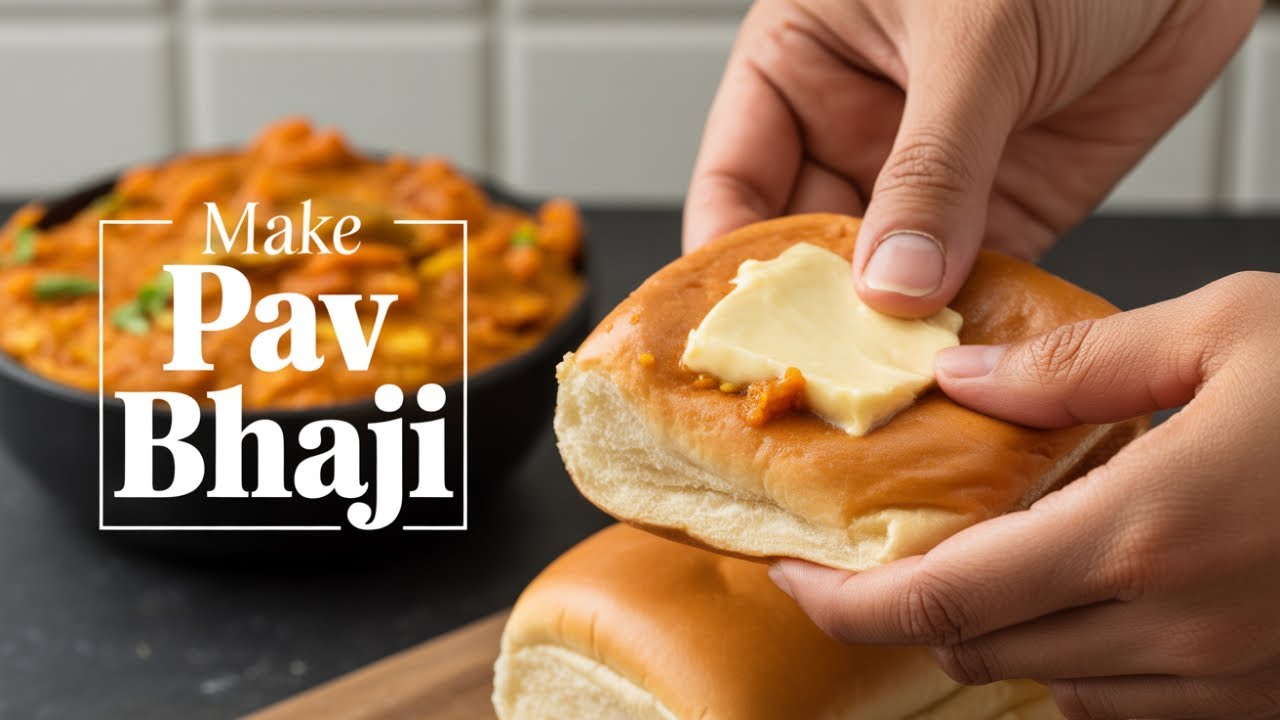 Street Style Pav Bhaji – ghar par banaye asli bazaar wala taste!